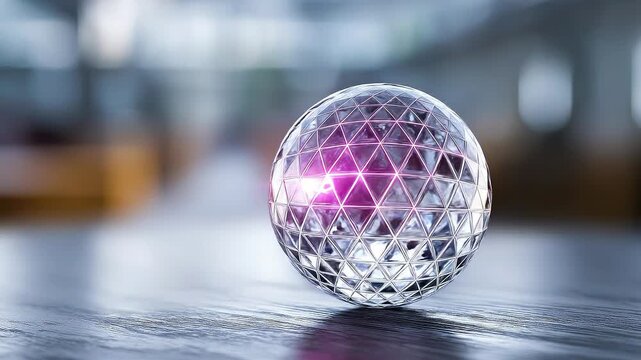 Seamless loop predictive analytics sphere, evolving geometric intelligence for corporate data strategy.