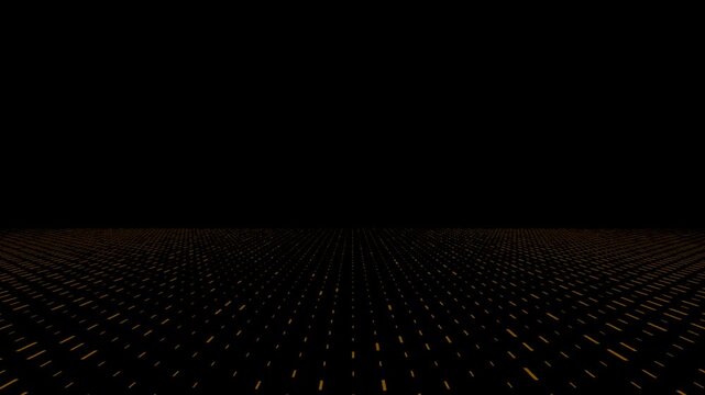  Particle Field Flickering in Empty Dark Space
