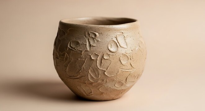 Textured Ceramic Vase.
