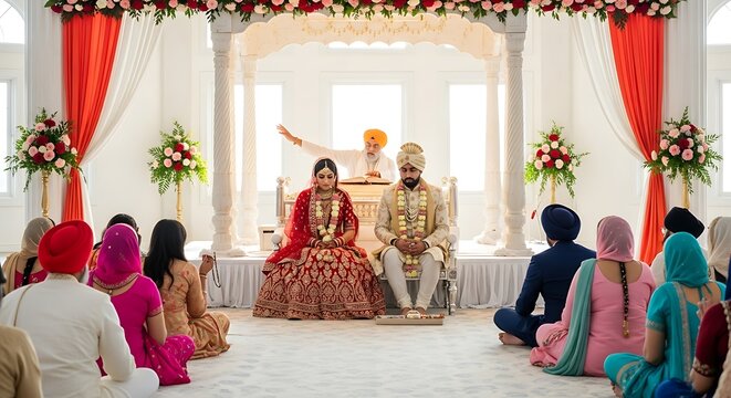 Sikh Wedding Ceremony. (24)