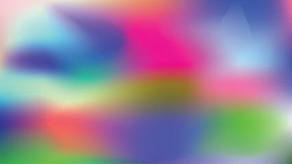Fototapeta premium Holographic Gradient Background with Smooth Blended Colors