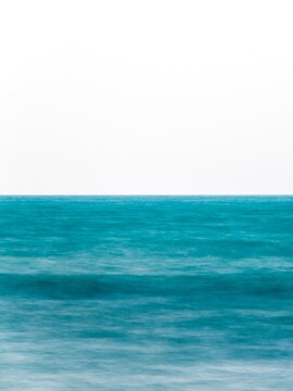 sky and sea of the horizon line at the ocean