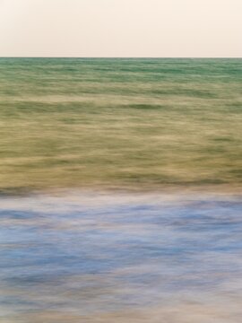 sky and sea of the horizon line at the ocean