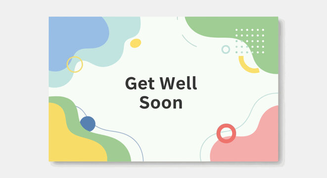 Get Well Soon Card.