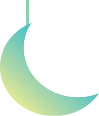 Obraz premium moon icon for Islamic holidays