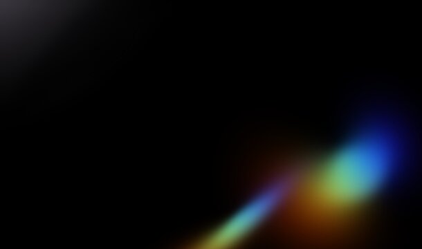 Professional Abstract Prism Light Leak Overlay Background Effect