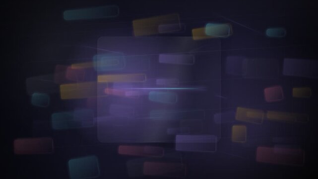 Kinetic Geometric Shape Sliding Panels Seamless Loop Background