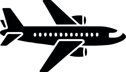 Airport navigation airplane marker for maps © Icons Queen