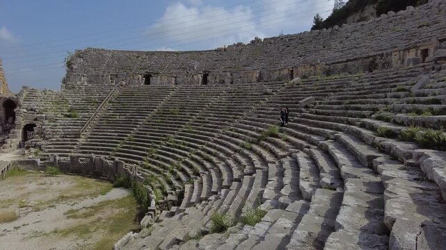 Ancient Roman Ruins of Perge, Turkey - Historical Archaeological Site