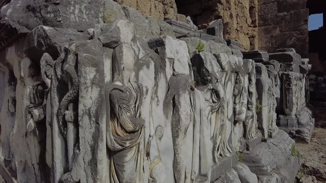 Ancient Roman Ruins of Perge, Turkey - Historical Archaeological Site