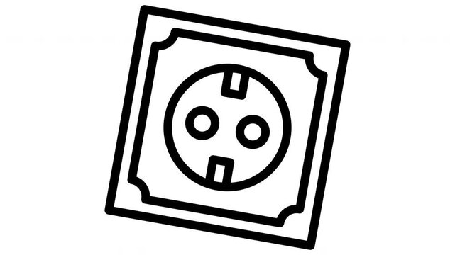 socket minimalist stroke animation