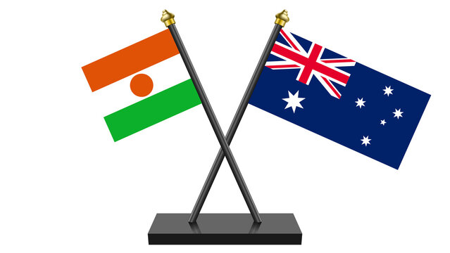 Flag of Australia and Niger