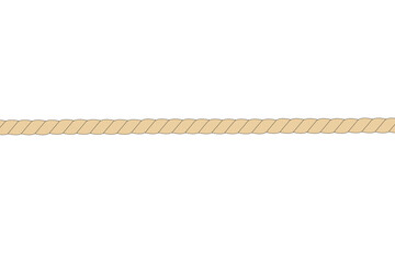 Straight Rope String Isolated on Transparent Background PNG © zeeshan