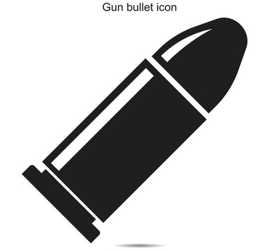 Gun bullet icon