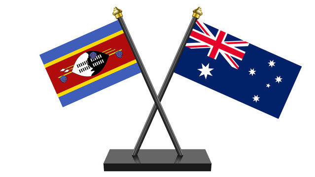 Flag of Australia and Eswatini