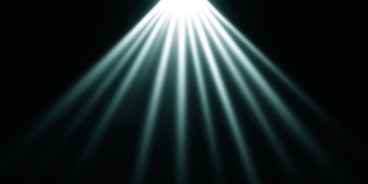 A dramatic beam of light cutting through darkness, creating a mystical ambiance.