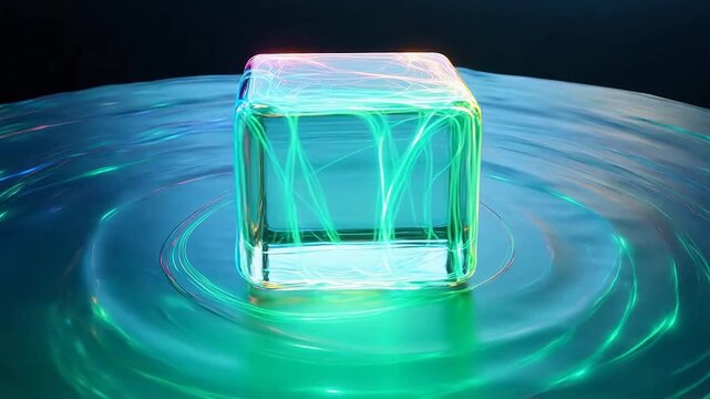 Rainbow Dance: Pulsating Gel with Color-Shifting Luminescence
