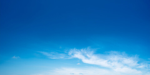 Fototapeta premium Clear Blue Sky Gradient Background for Web Design and Banner