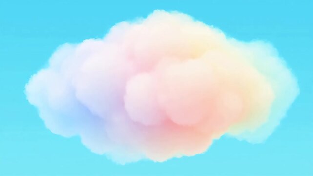 Cute Cartoon Explosion Smoke Expansion Effect