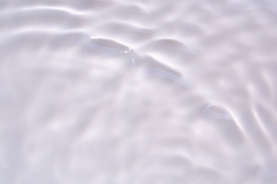 Abstract white transparent water shadow surface texture natural ripple background