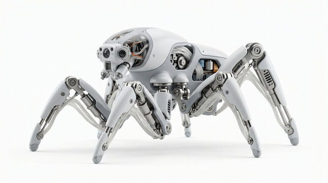Bionik Bioroboter Nano Boden Drone Biodrone Biorobotics. Medizin OP Saal. Biomechanischer Nano-Roboter mit KI Chip.