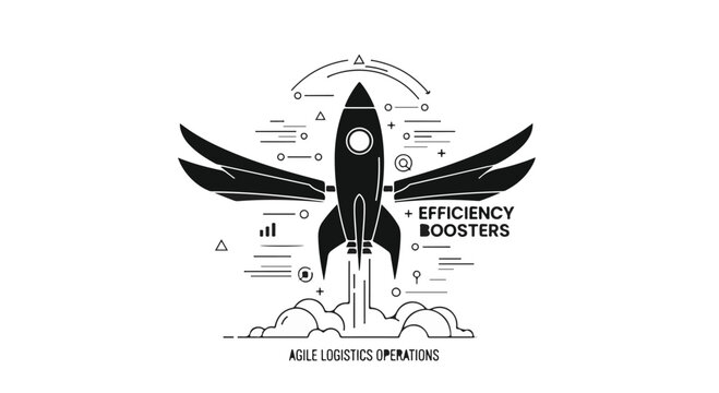 Efficiency boosters business infographic template