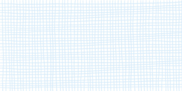 Sky blue painted gingham pattern on transparent background for design and overlay use, PNG file type