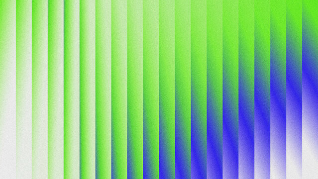 Abstract background with vertical gradient stripes, shifting from bright lime green to deep blue with a grainy texture.