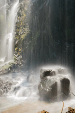 paisaje de cascada natural