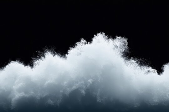 Majestic crashing wave with white foam against a dark backdrop.