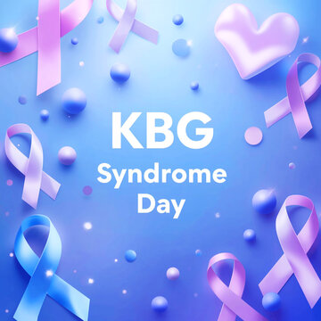KBG Syndrome Day with ribbon 