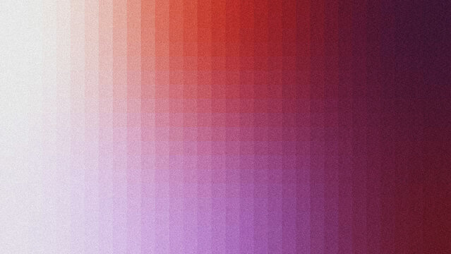 Abstract background featuring a textured, grainy gradient with subtle horizontal bands, transitioning from bright white to fiery red and deep plum purple.