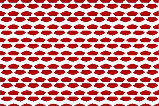 Red and White Pattern Background Texture