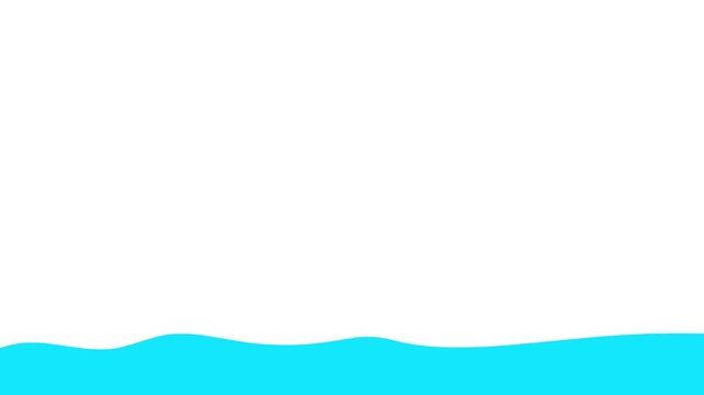 雫が落ちて水が溜まるアニメーション