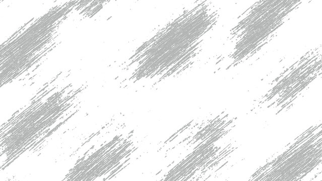 Gray brush strokes on white background abstract texture  artistic design element