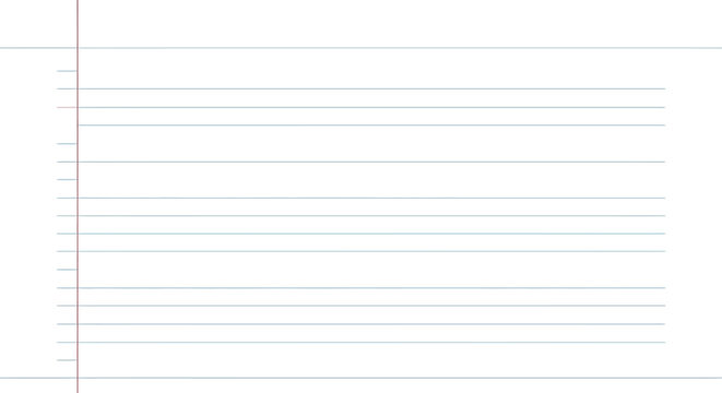 Clean blank lined paper from a notebook, ideal for writing recipes, school assignments, business notes, or creative journaling projects, providing a versatile and classic background