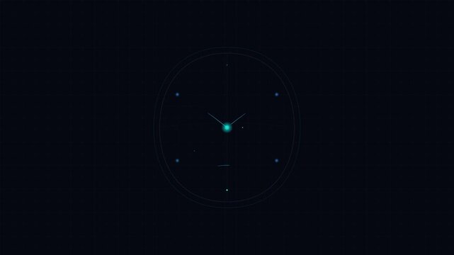artificial intelligence brain pulse neural node background