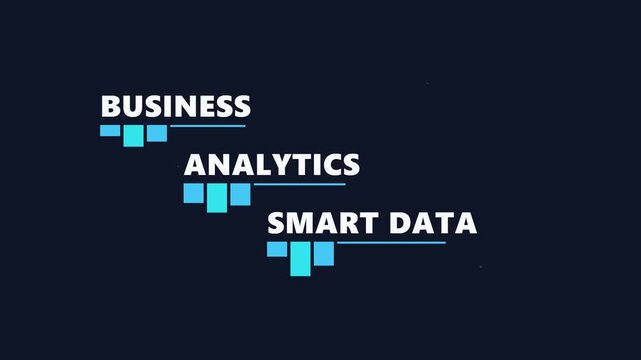 business analytics smart data visualization text style