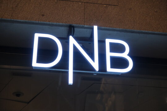 Oslo, Norway-Nov.25th 2025: DNB Bank brand logo sign