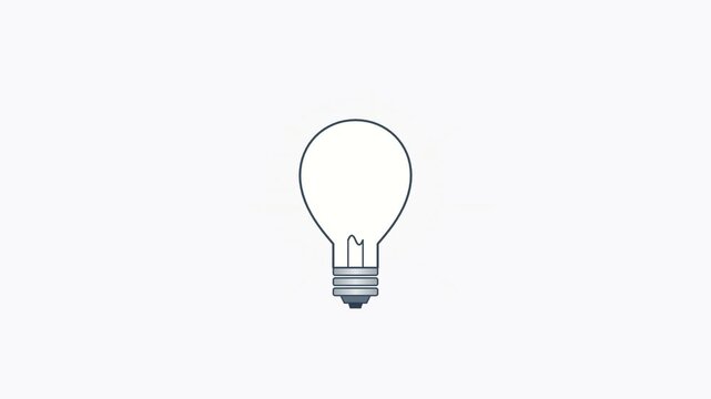 corporate bulb idea innovation creative thinking animation
