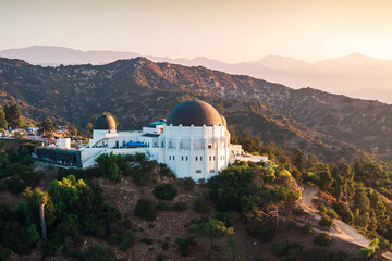 Aerial view of Los Angeles city from Griffith Observatory, California. © Chenxiaoyang