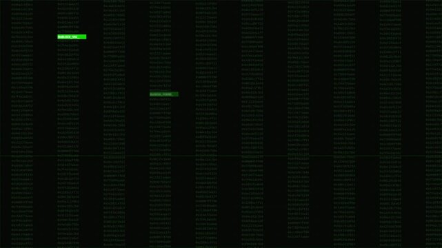 crypto mining hash rate abstract digital background