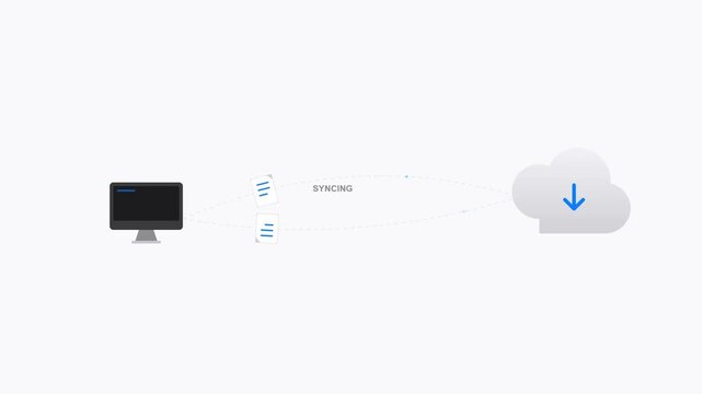 document file transfer upload download cloud sync