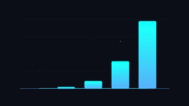 dynamic rising bar chart data visualization motion