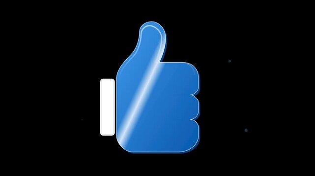 dynamic social media like button green screen animation