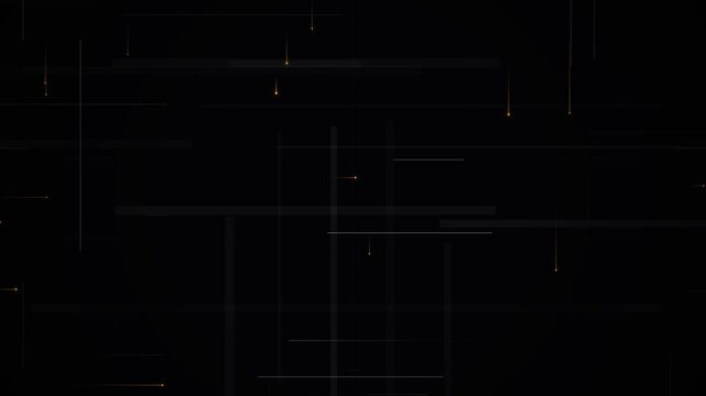 Abstract digital background with glowing particles and light lines
