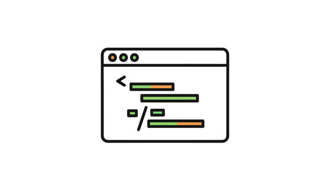 Coding web development programming concept.
