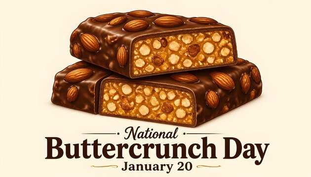 Celebrate national buttercrunch day on january 20th with delicious chocolate and nut candy bars