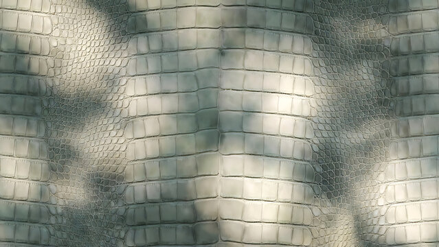 A subtle crocodile scale-inspired pattern with muted tones and elegant geometric texture.