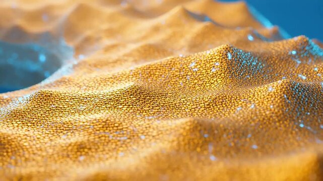 Glowing Fractal Surface of a Nanogenerator